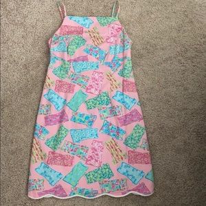 Rare vintage Lilly dress sz 4 sunset pink shifts